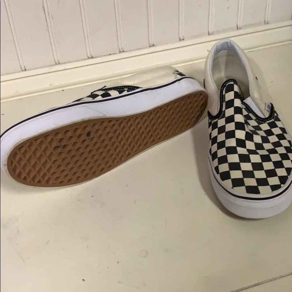 Checkerboard vans men’s size 9 - Picture 2 of 4